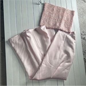 Hugo Buscati Two-Piece Prom Dress Soft Petal Pink Size 12